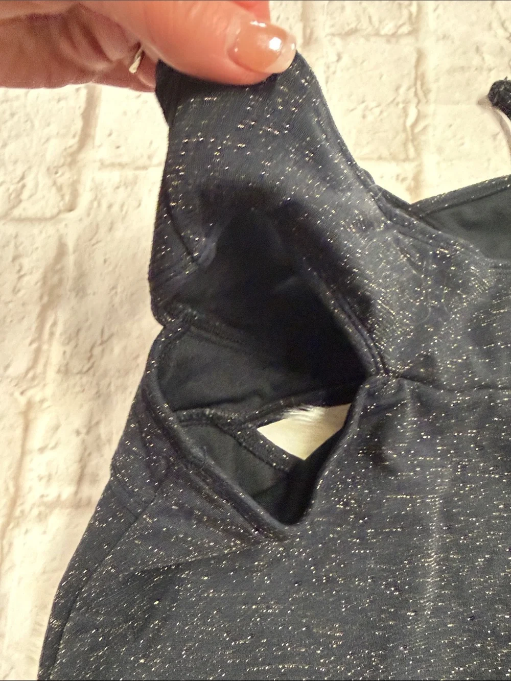 Art Class brand Black with Gold Shimmer Flakes